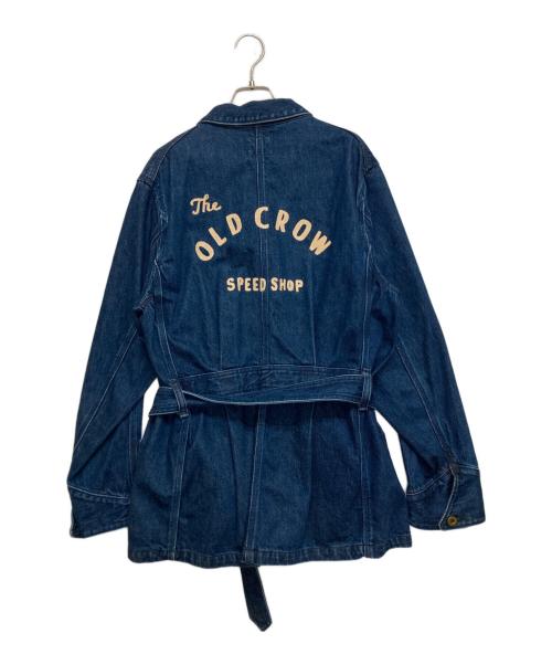 OLD CROW（オールドクロウ）OLD CROW (オールドクロウ) SPEED SHOP COAT インディゴ サイズ:SIZE Lの古着・服飾アイテム