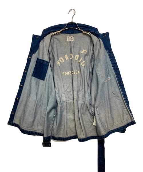 OLD CROW（オールドクロウ）OLD CROW (オールドクロウ) SPEED SHOP COAT インディゴ サイズ:SIZE Lの古着・服飾アイテム