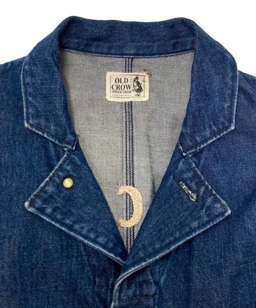 OLD CROW（オールドクロウ）OLD CROW (オールドクロウ) SPEED SHOP COAT インディゴ サイズ:SIZE Lの古着・服飾アイテム