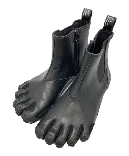 TAKAHIROMIYASHITA TheSoloIst.（タカヒロミヤシタ ザソロイスト）TAKAHIROMIYASHITA TheSoloIst. (タカヒロミヤシタ ザソロイスト) suicoke (スイコック) FIVE FINGERS CHELSEA BOOTS ブラック サイズ:EU38の古着・服飾アイテム