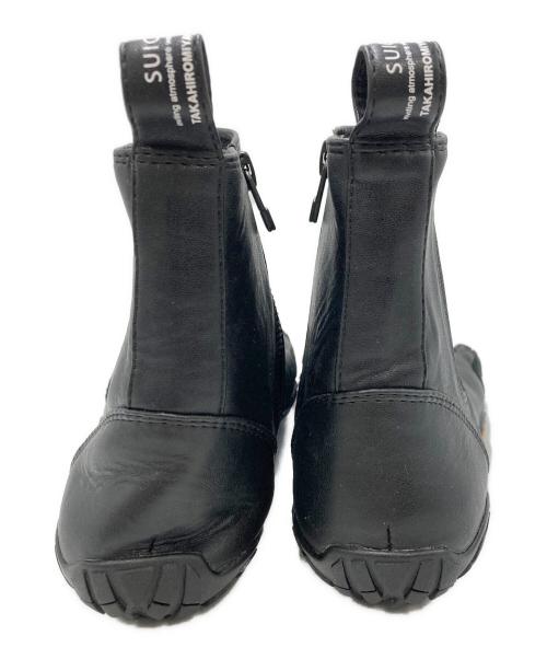TAKAHIROMIYASHITA TheSoloIst.（タカヒロミヤシタ ザソロイスト）TAKAHIROMIYASHITA TheSoloIst. (タカヒロミヤシタ ザソロイスト) suicoke (スイコック) FIVE FINGERS CHELSEA BOOTS ブラック サイズ:EU38の古着・服飾アイテム