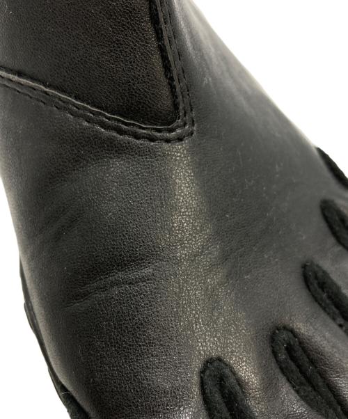 TAKAHIROMIYASHITA TheSoloIst.（タカヒロミヤシタ ザソロイスト）TAKAHIROMIYASHITA TheSoloIst. (タカヒロミヤシタ ザソロイスト) suicoke (スイコック) FIVE FINGERS CHELSEA BOOTS ブラック サイズ:EU38の古着・服飾アイテム