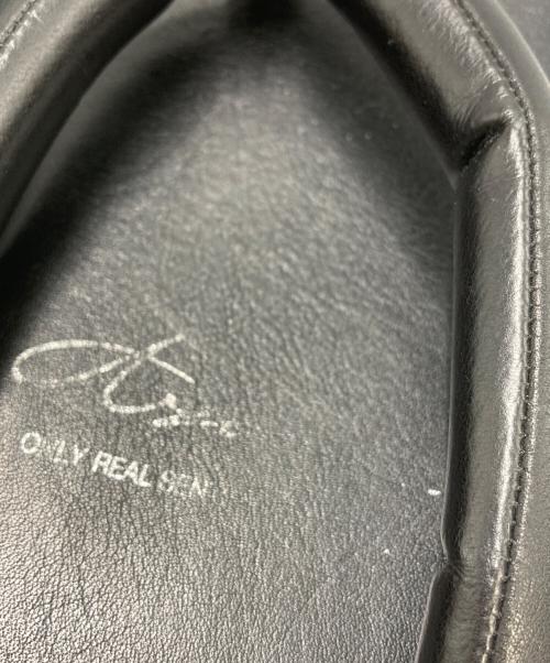 Azuma（アズマ）Azuma (アズマ) レザー雪駄サンダル ブラック サイズ:不明の古着・服飾アイテム