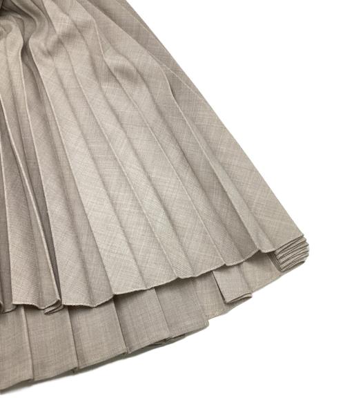 MAISON SPECIAL（メゾンスペシャル）MAISON SPECIAL (メゾンスペシャル) ベルトレイヤードラッププリーツスカート ベージュ サイズ:SIZE Freeの古着・服飾アイテム