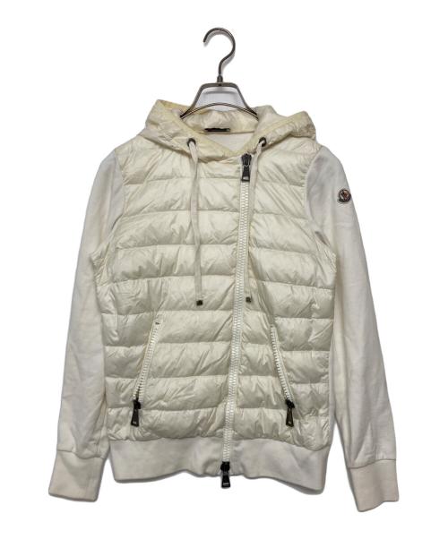 MONCLER（モンクレール）MONCLER (モンクレール) MAGLIA CARDIGAN ホワイト サイズ:Lの古着・服飾アイテム