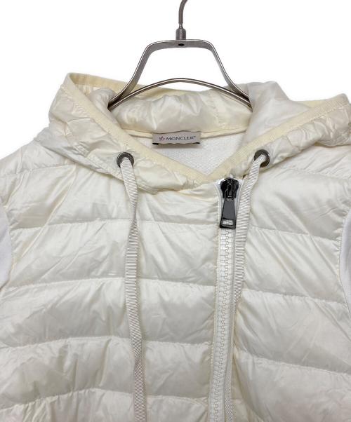 MONCLER（モンクレール）MONCLER (モンクレール) MAGLIA CARDIGAN ホワイト サイズ:Lの古着・服飾アイテム
