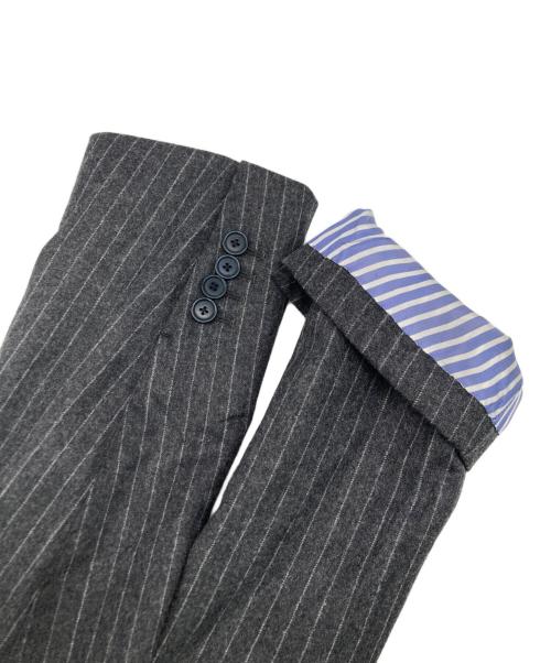 TOMORROW LAND PILGRIM（トゥモローランド ピルグリム）TOMORROW LAND PILGRIM (トゥモローランド ピルグリム) Super120'sウールフランネル ダブルブレステッド6B スーツ グレー サイズ:SIZE 50の古着・服飾アイテム