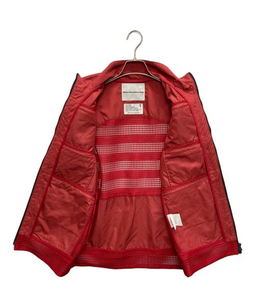 WHITE MOUNTAINEERING（ホワイトマウンテ二アニング）WHITE MOUNTAINEERING (ホワイトマウンテ二アニング) MESH CONTRASTED LUGGAGE VEST レッド サイズ:SIZE 1の古着・服飾アイテム