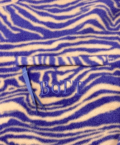BoTT（ボット）BoTT (ボット) Fleece Mock Neck Pullover パープル×ベージュ サイズ:SIZE XLの古着・服飾アイテム
