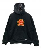 BlackEyePatch×スッパイマンブラックアイパッチ×）の古着「SUPPAIMAN OG LABEL HOODIE」｜ブラック