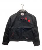 Dickies×長谷川慎ディッキーズ×ハセガワ マコト）の古着「コラボワークジャケット」｜ブラック
