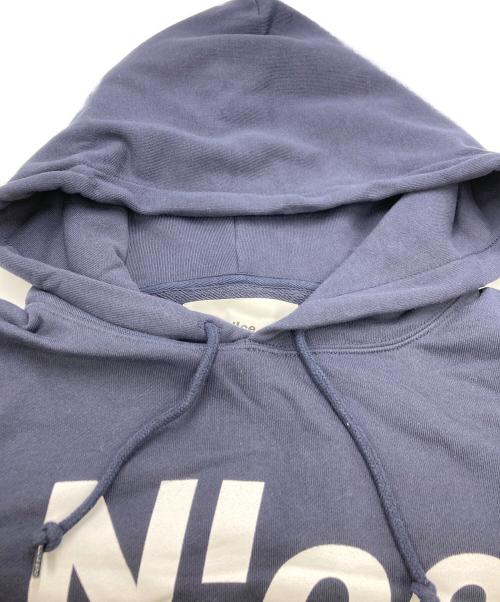 NICE（ナイス）NICE (ナイス) ロゴプリントパーカー ネイビー サイズ:SIZE XLの古着・服飾アイテム