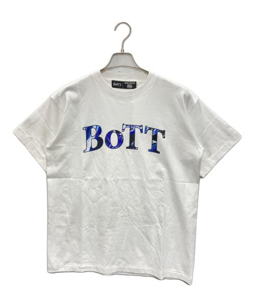 BoTT（ボット）BoTT (ボット) MEGURU YAMAGUCHI (メグルヤマグチ) コラボプリントTシャツ ホワイト サイズ:SIZE Mの古着・服飾アイテム