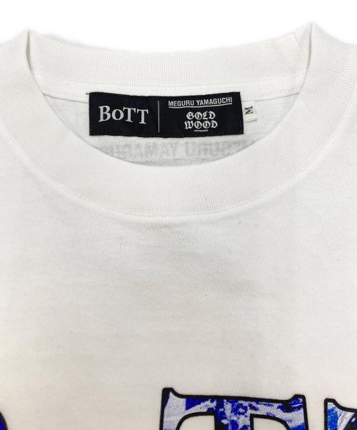 BoTT（ボット）BoTT (ボット) MEGURU YAMAGUCHI (メグルヤマグチ) コラボプリントTシャツ ホワイト サイズ:SIZE Mの古着・服飾アイテム