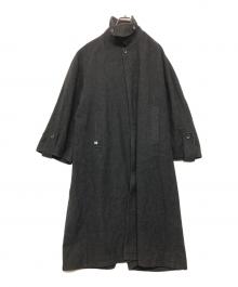 MAGIC STICK（マジックスティック）の古着「Teddy MRMT over coat」｜ブラック