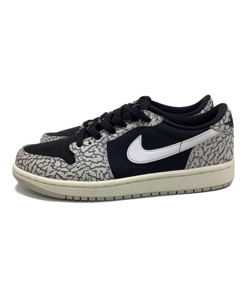NIKE（ナイキ）NIKE (ナイキ) Air Jordan 1 Retro Low OG グレー×ブラック サイズ:EUR38の古着・服飾アイテム