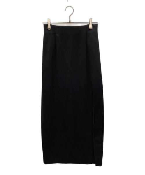 CLANE（クラネ）CLANE (クラネ) DEEP SLIT LONG SKIRT ブラック サイズ:SIZE 1の古着・服飾アイテム