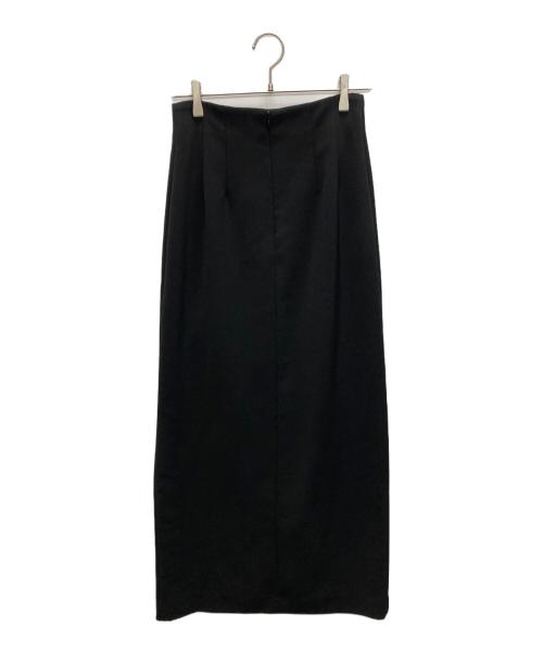 CLANE（クラネ）CLANE (クラネ) DEEP SLIT LONG SKIRT ブラック サイズ:SIZE 1の古着・服飾アイテム