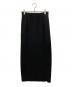 CLANE（クラネ）の古着「DEEP SLIT LONG SKIRT」｜ブラック
