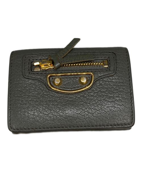 BALENCIAGA（バレンシアガ）BALENCIAGA (バレンシアガ) エッジ シティ ミニウォレット グレーの古着・服飾アイテム