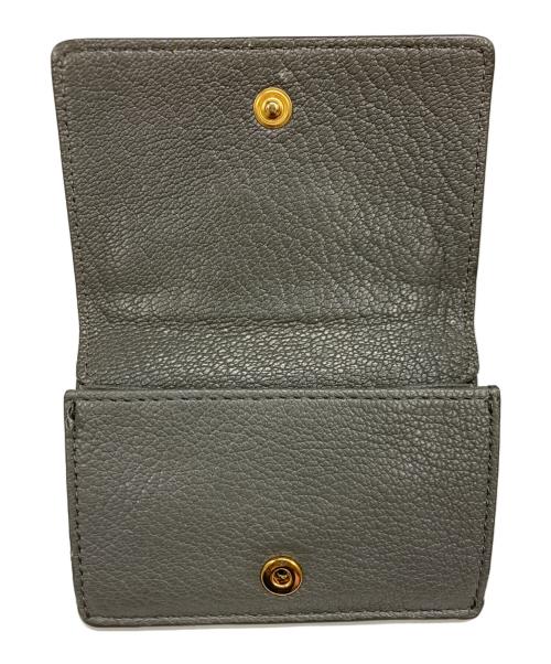 BALENCIAGA（バレンシアガ）BALENCIAGA (バレンシアガ) エッジ シティ ミニウォレット グレーの古着・服飾アイテム