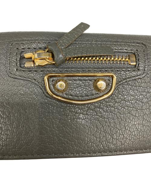 BALENCIAGA（バレンシアガ）BALENCIAGA (バレンシアガ) エッジ シティ ミニウォレット グレーの古着・服飾アイテム