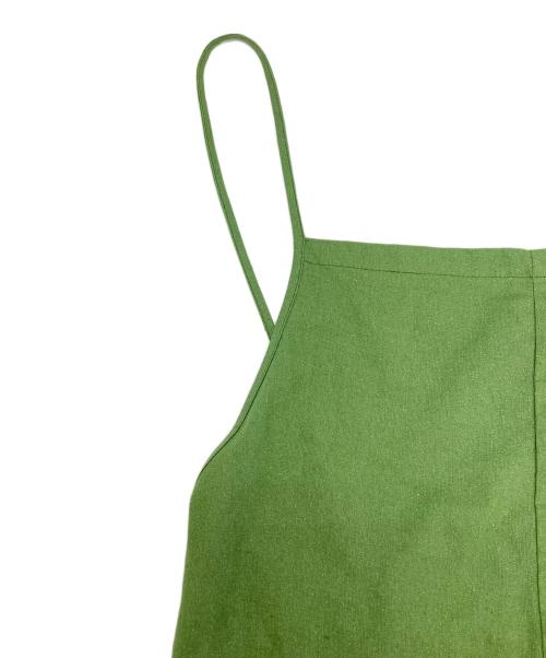 BASERANGE（ベースレンジ）BASERANGE (ベースレンジ) シルクネップジャンプスーツ グリーン サイズ:XSの古着・服飾アイテム