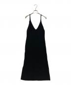 AURALEEオーラリー）の古着「WOOL BABY CAMEL KNIT DRESS」｜ブラック