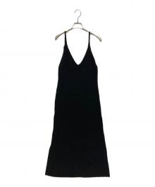 AURALEE（オーラリー）の古着「WOOL BABY CAMEL KNIT DRESS」｜ブラック