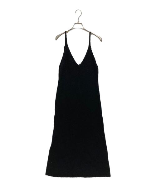 AURALEE（オーラリー）AURALEE (オーラリー) WOOL BABY CAMEL KNIT DRESS ブラック サイズ:SIZE 0の古着・服飾アイテム