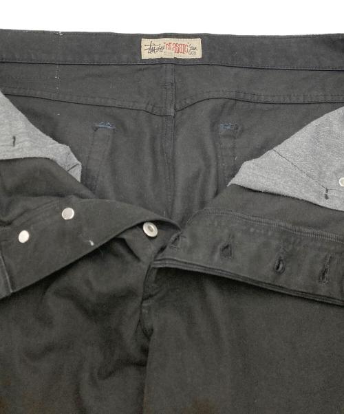 stussy（ステューシー）stussy (ステューシー) OVERDYED CLASSIC JEANS ブラック サイズ:SIZE 34の古着・服飾アイテム