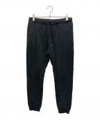 Diorディオール）の古着「BEE刺繍アトリエ ロゴテープスウェットパンツ」｜ブラック