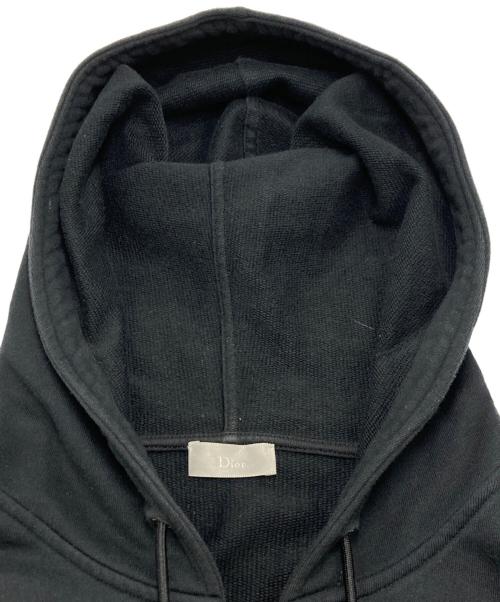 Dior（ディオール）Dior (ディオール) BEE刺繍アトリエロゴテープジップフーディ ブラック サイズ:SIZE Lの古着・服飾アイテム