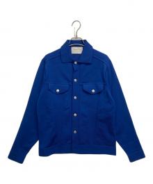 TOMORROW LAND tricot（トゥモローランド トリコ）の古着「KNIT JACKET」｜ブルー