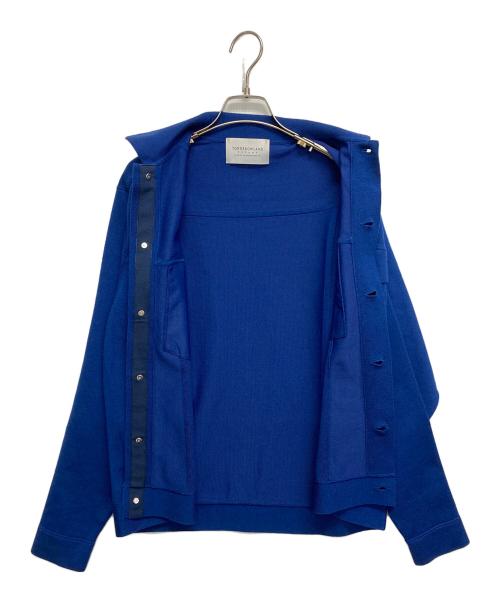 TOMORROW LAND tricot（トゥモローランド トリコ）TOMORROW LAND tricot (トゥモローランド トリコ) KNIT JACKET ブルー サイズ:SIZE Mの古着・服飾アイテム