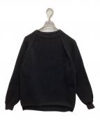 nanamicaナナミカ）の古着「5G Crew Neck Sweater」｜ブラック
