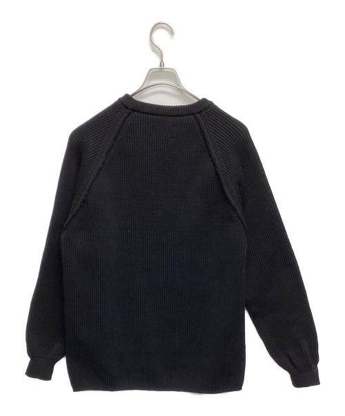 nanamica（ナナミカ）nanamica (ナナミカ) 5G Crew Neck Sweater ブラック サイズ:SMALLの古着・服飾アイテム