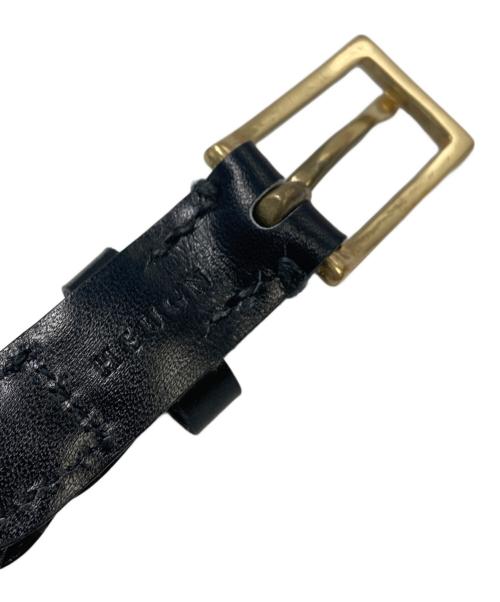 HEUGN（ユーゲン）HEUGN (ユーゲン) メッシュベルト ブラックの古着・服飾アイテム