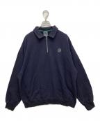 S2Oスドゥ・スドゥ・ウエスト）の古着「Half Zip Sweatshirt」｜ネイビー