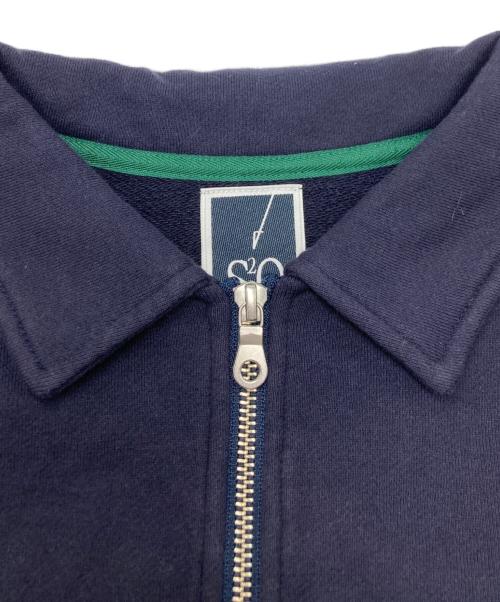 S2O（スドゥ・スドゥ・ウエスト）S2O (スドゥ・スドゥ・ウエスト) Half Zip Sweatshirt ネイビー サイズ:SIZE XLの古着・服飾アイテム