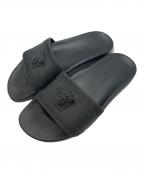 VERSACEヴェルサーチェ）の古着「ラバープールサンダル」｜ブラック