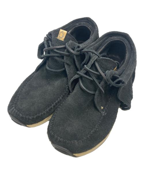 VISVIM（ビズビム）VISVIM (ビズビム) FBTフリンジチャッカブーツ ブラック サイズ:SIZE US8の古着・服飾アイテム