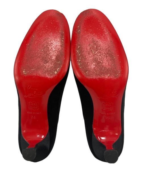 Christian Louboutin（クリスチャン・ルブタン）Christian Louboutin (クリスチャン・ルブタン) MARCIA BALLA SATIN BLACK ブラック サイズ:SIZE 36の古着・服飾アイテム