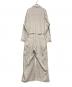 CAMPHOR WOOD (カンファーウッド) open collar cotton linen belted l/s jump suit ベージュ サイズ:SIZE L：10000円