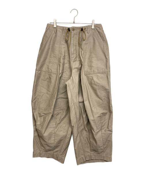 Needles（ニードルズ）Needles (ニードルズ) H.D. PANT FATIGUE ベージュ サイズ:SIZE Mの古着・服飾アイテム