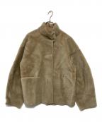 TODAYFULトゥデイフル）の古着「Standcollar Boa Jacket」｜ベージュ