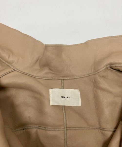 TODAYFUL（トゥデイフル）TODAYFUL (トゥデイフル) Standcollar Boa Jacket ベージュ サイズ:36の古着・服飾アイテム