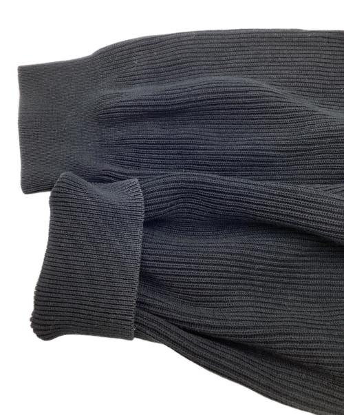 AURALEE（オーラリー）AURALEE (オーラリー) SUPER HARD TWIST RIB KNIT CARDIGAN ブラック サイズ:SIZE 5の古着・服飾アイテム