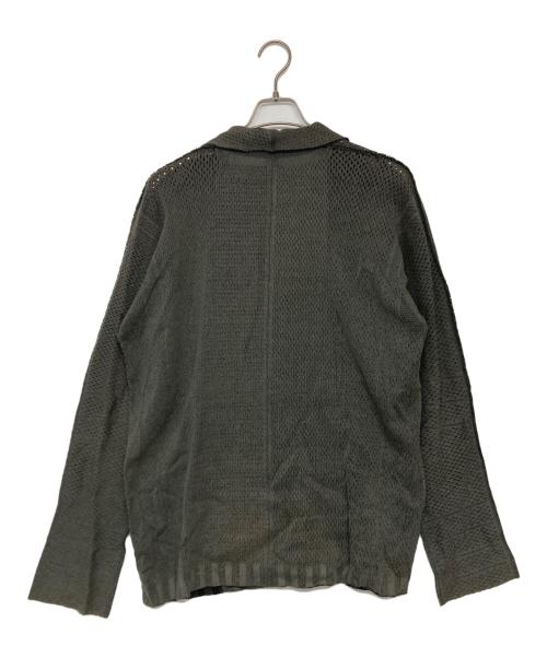 ISSEY MIYAKE MEN（イッセイミヤケメン）ISSEY MIYAKE MEN (イッセイミヤケメン) ニットテーラードジャケット グレー サイズ:SIZE 3の古着・服飾アイテム