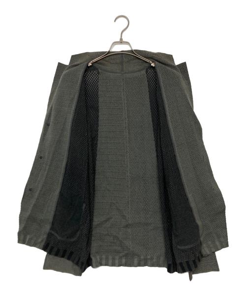 ISSEY MIYAKE MEN（イッセイミヤケメン）ISSEY MIYAKE MEN (イッセイミヤケメン) ニットテーラードジャケット グレー サイズ:SIZE 3の古着・服飾アイテム